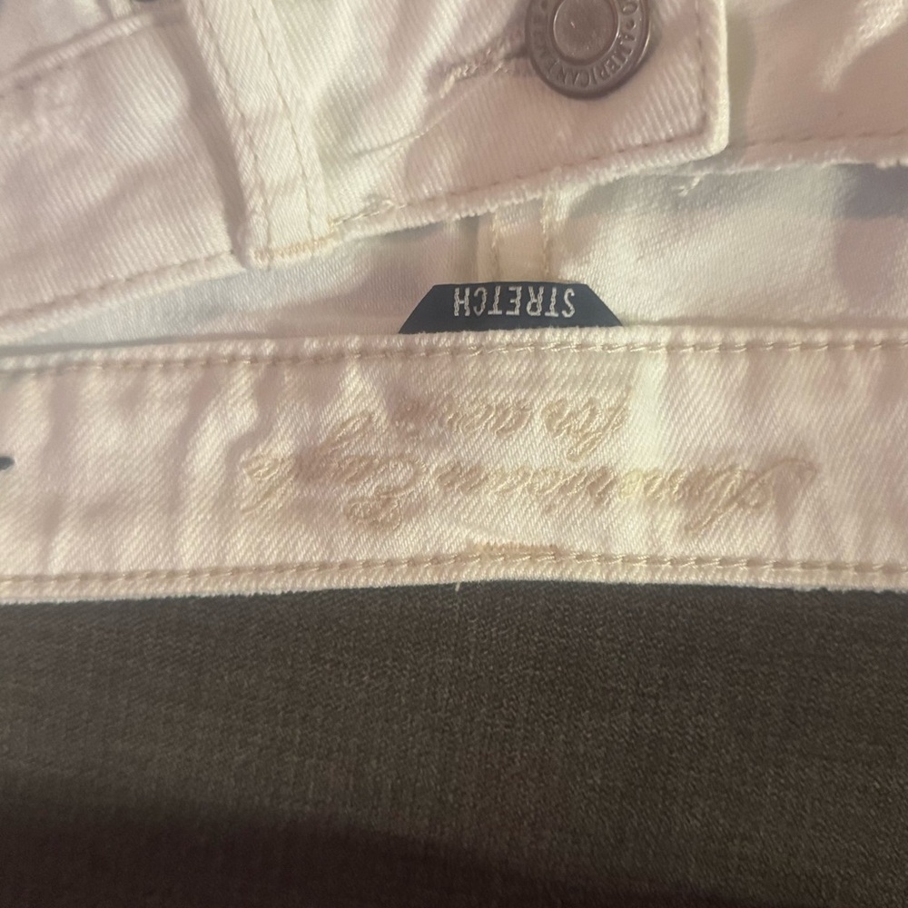 White Distressed Jeans - Picture 3 of 4